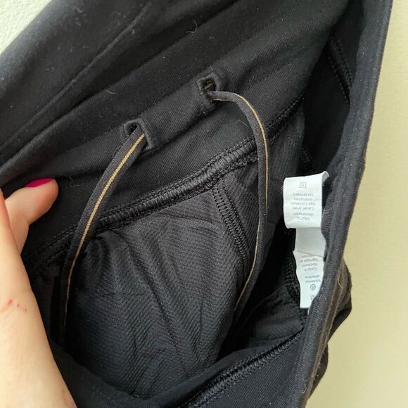 Lululemon Black Men's Yoga Studio Pants Drawstring Waist Size M - Picture 3 of 16